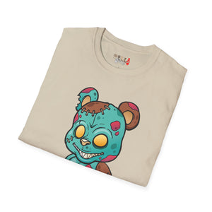 Dirty Evil Teddy Bear Unisex Softstyle T-Shirt