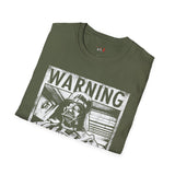 Warning Choking Hazard Retro Space T Shirt, Vintage Sci Fi Graphic Tee, Galaxy Shirt