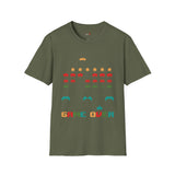 Game Over Vintage Alien T Shirt, Retro UFO Graphic Tee, Space Streetwear Shirt