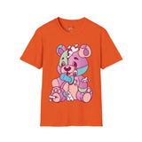 Patchy Knifed Bear Unisex Softstyle T-Shirt