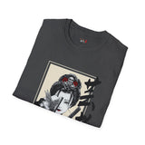 Warrior Fem Japanese Samurai T Shirt, Asian Graphic Tee, Bushido Warrior Shirt