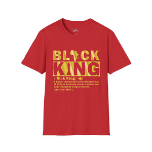 Black King Unisex Softstyle T-Shirt