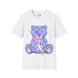 Purple Syringe Teddy Bear T-shirt