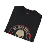 Space Force Liaison Officer Alien T Shirt for Men/Women, Funny UFO Shirt, Sci Fi Graphic Tee