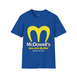 McDowell's Funny T Shirt Relatable Meme Tee Sarcastic Humor Graphic Shirt