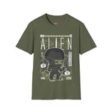 Funny T-Shirt Funko Pop Style Alien Movie Lovers Gift Unisex Softstyle T-Shirt