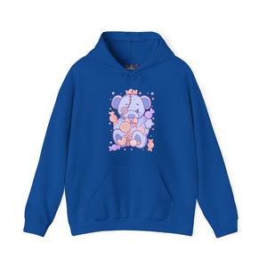 Pastel Baby Blue Teddy Bear Hoodie