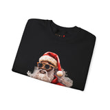 Black Santa Unisex Heavy Blend™ Crewneck Sweatshirt