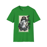Warrior Fem Japanese Samurai T Shirt, Asian Graphic Tee, Bushido Warrior Shirt