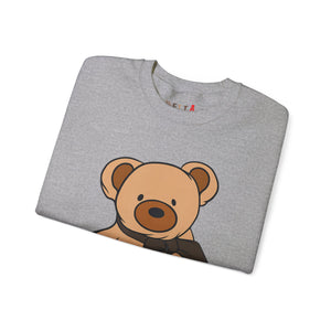 Brown Scarf Teddy Bear Sweatshirt