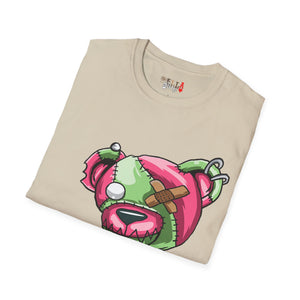 Bandaid Eye Teddy Bear Unisex Softstyle T-Shirt