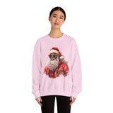 Black Santa 2 Unisex Heavy Blend™ Crewneck Sweatshirt
