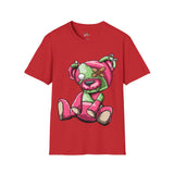 Bandaid Eye Teddy Bear Unisex Softstyle T-Shirt