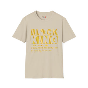 Black King Unisex Softstyle T-Shirt