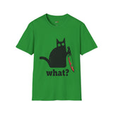 What? Funny T Shirt Relatable Meme Tee Sarcastic Humor Graphic Shirt