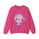 Green Heart Eye Teddy Bear Sweatshirt