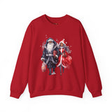 Black Santa 11 Unisex Heavy Blend™ Crewneck Sweatshirt