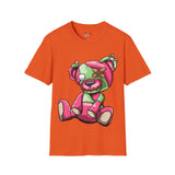 Bandaid Eye Teddy Bear Unisex Softstyle T-Shirt