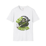 Grim Reefer Funny Weed T Shirt, Cannabis Graphic Tee, 420 Stoner Shirt