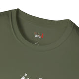 Red Moon Japanese Samurai T Shirt, Asian Graphic Tee, Bushido Warrior Shirt