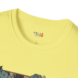 Dueling Samurai Warriors Japanese Samurai T Shirt, Asian Graphic Tee, Bushido Warrior Shirt