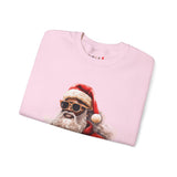 Black Santa Unisex Heavy Blend™ Crewneck Sweatshirt