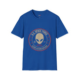 Space Force Liaison Officer Alien T Shirt for Men/Women, Funny UFO Shirt, Sci Fi Graphic Tee