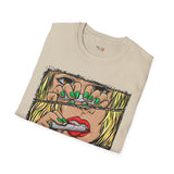 Roll Lick Smoke Funny Weed T Shirt, Cannabis Graphic Tee, 420 Stoner Shirt
