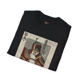 Bounty Hunter Playing Card Retro Space T Shirt, Vintage Sci Fi Graphic Tee, Galaxy Shirt