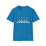 Walking Across Abbey Road Alien T Shirt for Men/Women, Funny UFO Shirt, Sci Fi Graphic Tee
