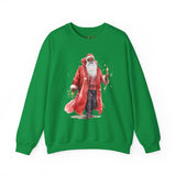 Black Santa 48 Unisex Heavy Blend™ Crewneck Sweatshirt
