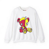 Red Yellow Patches Teddy Bear Sweatshirt