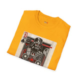 Vader Spades Card Retro Space T Shirt, Vintage Sci Fi Graphic Tee, Galaxy Shirt