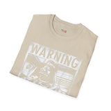 Warning Choking Hazard Retro Space T Shirt, Vintage Sci Fi Graphic Tee, Galaxy Shirt