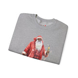 Black Santa 48 Unisex Heavy Blend™ Crewneck Sweatshirt