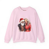 Black Santa 14 Unisex Heavy Blend™ Crewneck Sweatshirt
