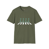 Walking Across Abbey Road Alien T Shirt for Men/Women, Funny UFO Shirt, Sci Fi Graphic Tee