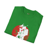 Red Moon Japanese Samurai T Shirt, Asian Graphic Tee, Bushido Warrior Shirt