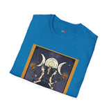 XVIII The Moon Goddess Hecate Tarot Card T Shirt, Mystic Graphic Tee, Spiritual Shirt