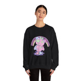 Green Heart Eye Teddy Bear Sweatshirt