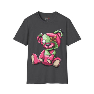 Bandaid Eye Teddy Bear Unisex Softstyle T-Shirt