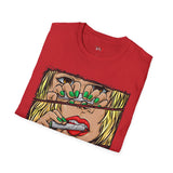 Roll Lick Smoke Funny Weed T Shirt, Cannabis Graphic Tee, 420 Stoner Shirt