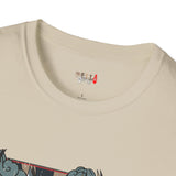 Dueling Samurai Warriors Japanese Samurai T Shirt, Asian Graphic Tee, Bushido Warrior Shirt