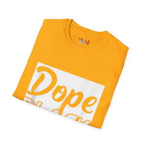 Dope Black Dad Unisex Softstyle T-Shirt