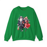 Black Santa 11 Unisex Heavy Blend™ Crewneck Sweatshirt