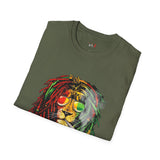 Smoking Rasta Lion Funny Weed T Shirt, Cannabis Graphic Tee, 420 Stoner Shirt