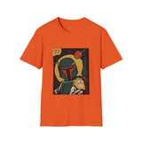 77 Bounty Hunter Blaster Retro Space T Shirt, Vintage Sci Fi Graphic Tee, Galaxy Shirt