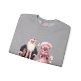 Black Santa 9 Unisex Heavy Blend™ Crewneck Sweatshirt