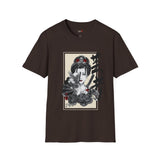 Warrior Fem Japanese Samurai T Shirt, Asian Graphic Tee, Bushido Warrior Shirt