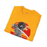 Afro Samurai Queen Japanese Samurai T Shirt, Asian Graphic Tee, Bushido Warrior Shirt